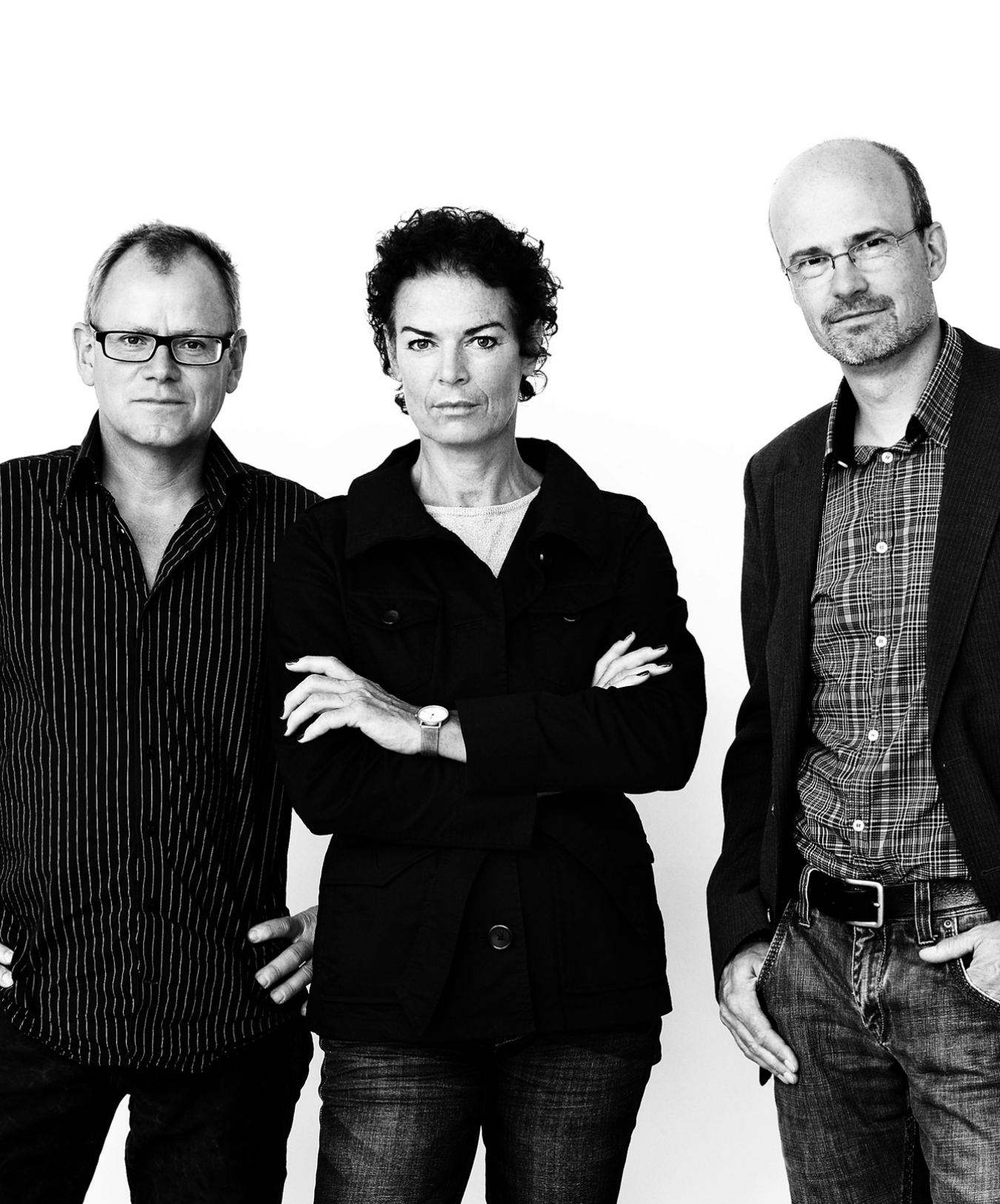 Designer due af to mænd og en kvinde med efternavnene Harrit, Sørensen og Samson 