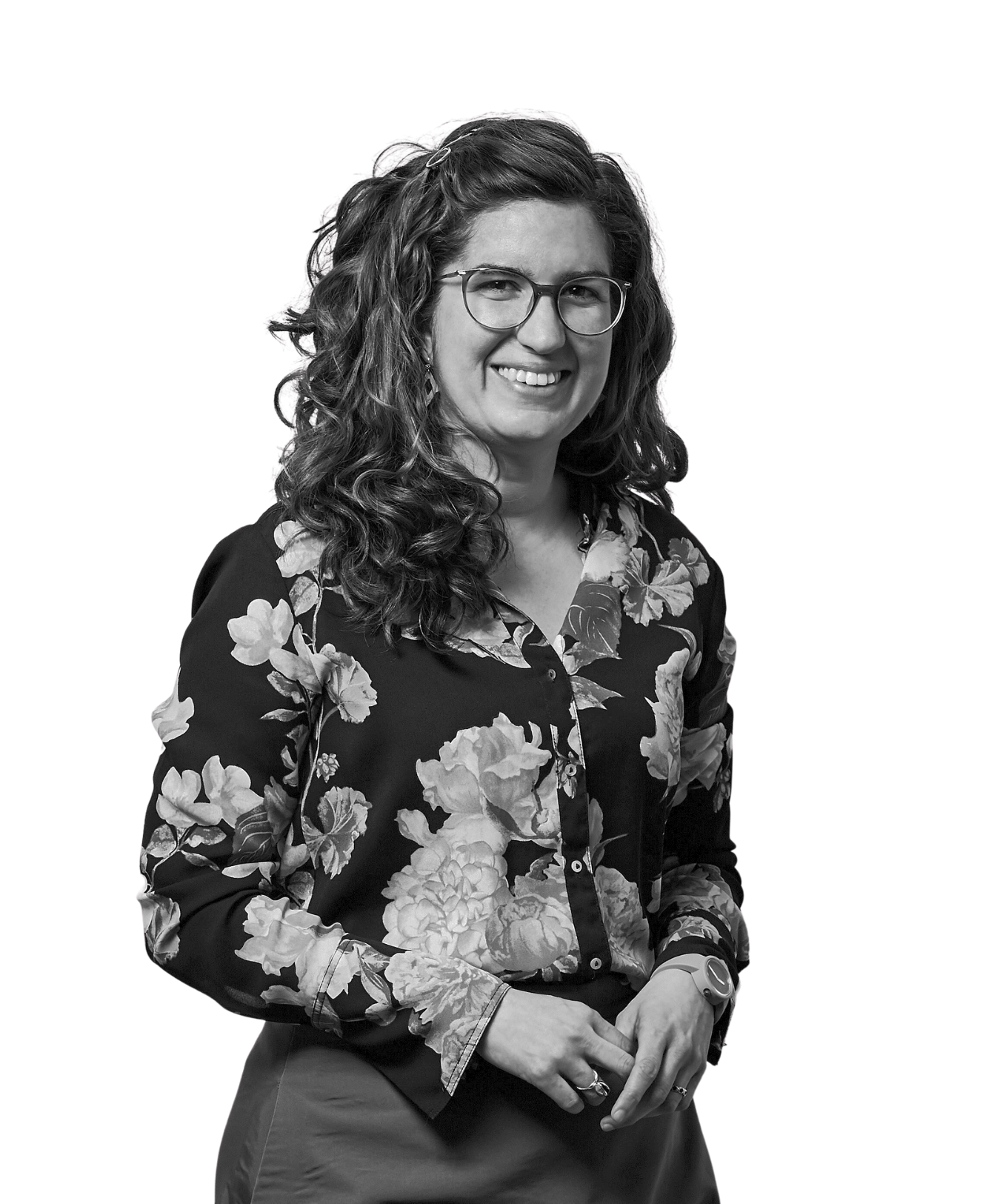 Portræt af designer Sinja Damkjaer der har designet Bouquet lampe serien hos Le Klint