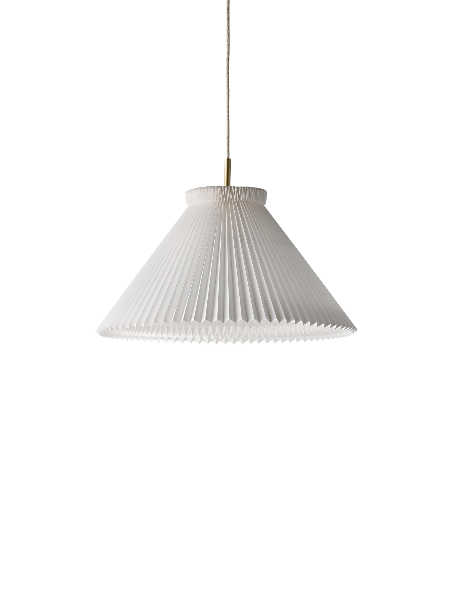 Leklint1 Pendant 30Cm White Paper Brass Packshot1