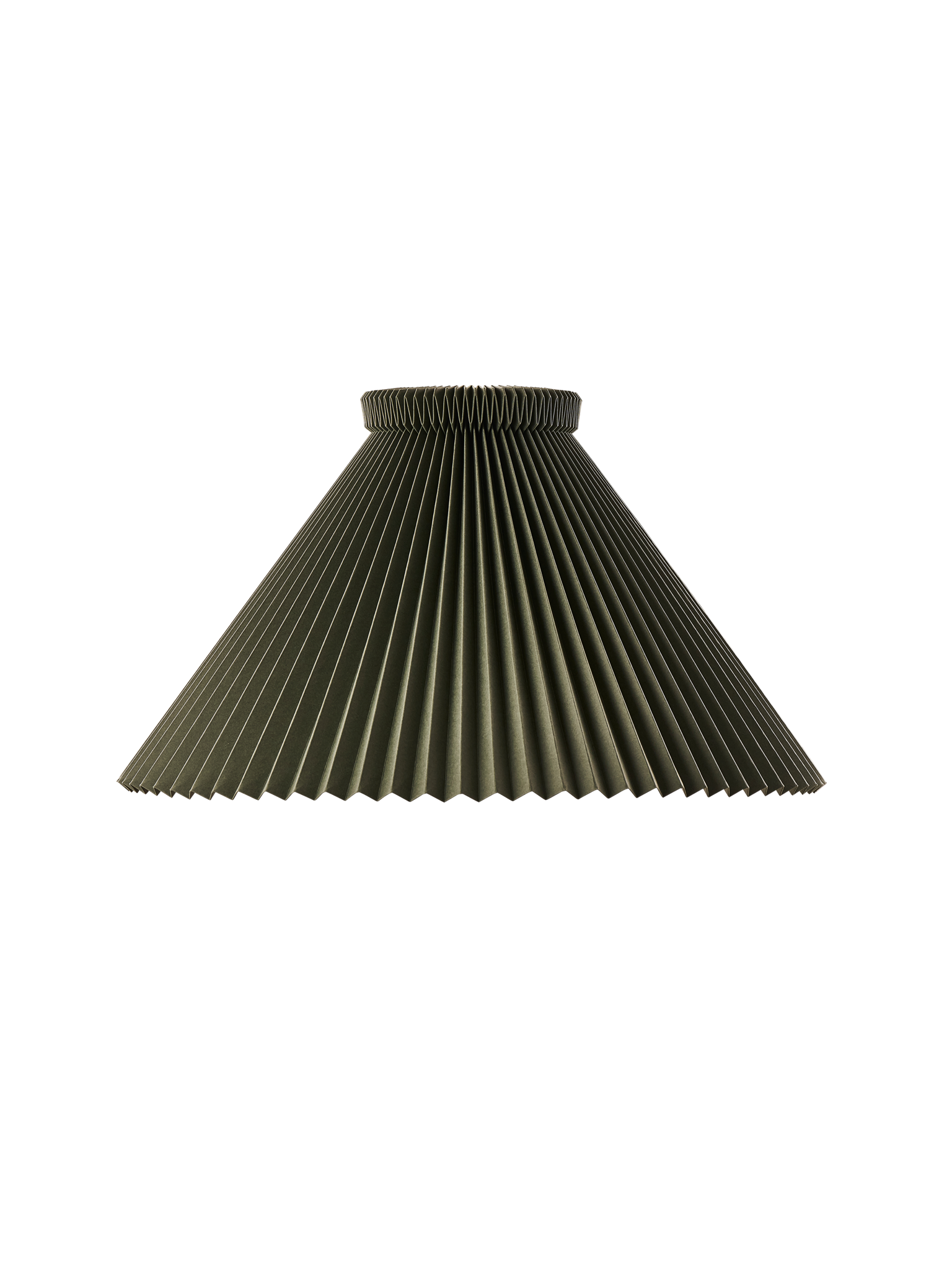 Leklint1 Lampshade 35Cm Mossgreen Paper Packshot1