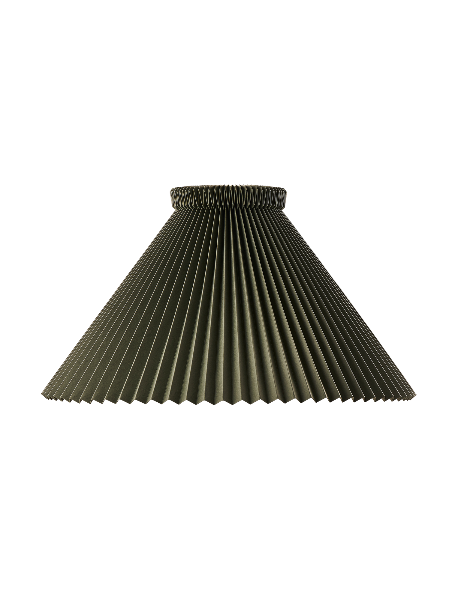 Leklint1 Lampshade 38Cm Mossgreen Paper Packshot1